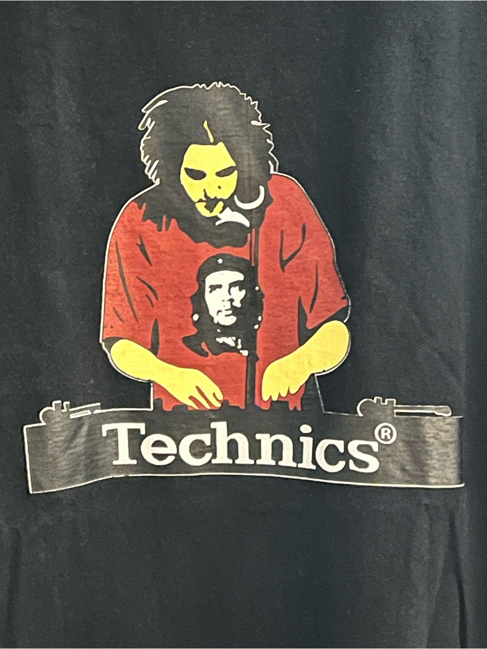 Technics Vintage Black Tee Che Guevara